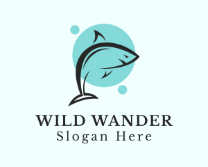 Predator Wild Shark logo design