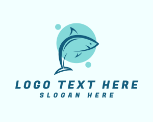 Ocean - Predator Wild Shark logo design