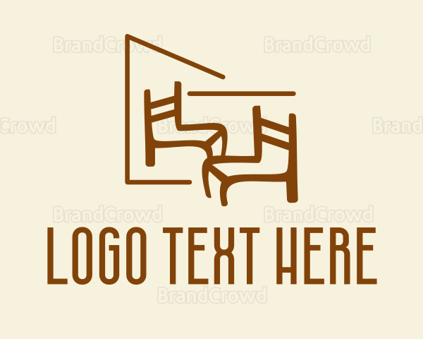 Chair Furniture Woodwork Logo