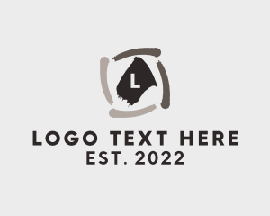 Letter - Watercolor Paint Boutique logo design