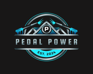 Power Washing Maintenance logo design