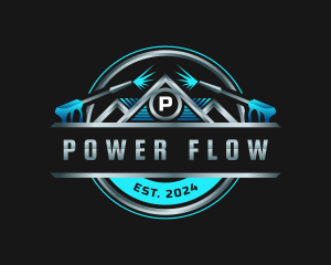 Power Washing Maintenance logo design