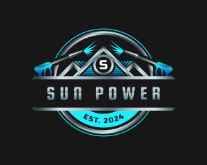 Power Washing Maintenance logo design