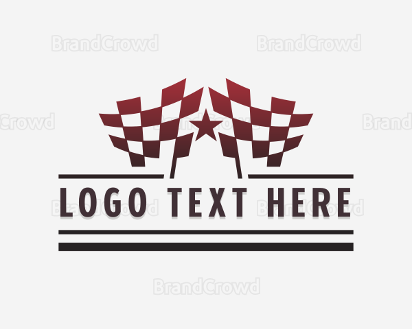 Racing Flag Karting Logo