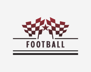 Chequered - Racing Flag Karting logo design