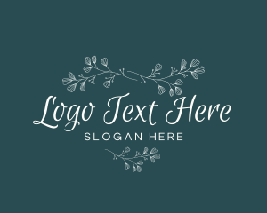 Script - Elegant Floral Business logo design