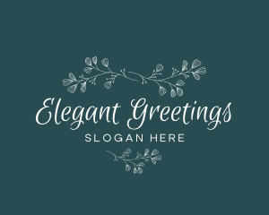 Elegant Floral Business logo design