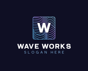 Generic Waves Agency logo design