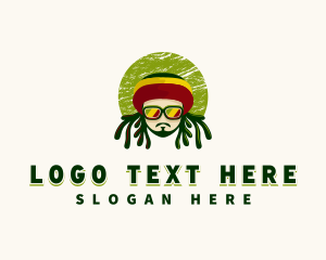 Rasta - Jamaican Rastafarian Reggae logo design