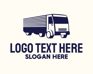 Distribution - Express Truck Delivery logo design