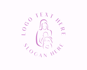 Maternity - Mother Infant Child Care logo design