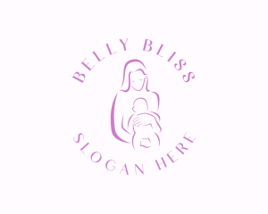 Pregnant - Mother Infant Child Care logo design