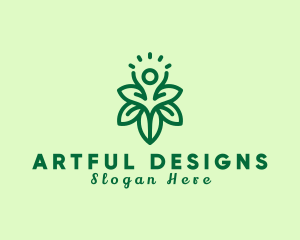 Floral Human Nature logo design