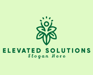 Floral Human Nature logo design