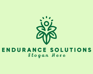 Floral Human Nature logo design