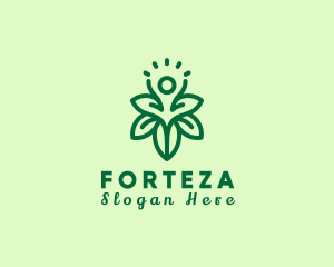 Floral Human Nature logo design