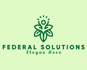 Floral Human Nature logo design