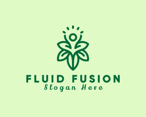 Floral Human Nature logo design