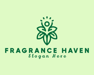 Floral Human Nature logo design