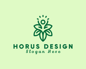 Floral Human Nature logo design