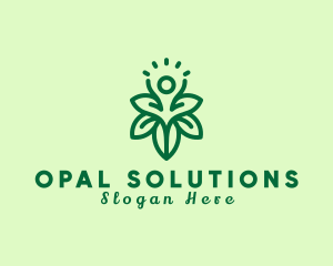 Floral Human Nature logo design