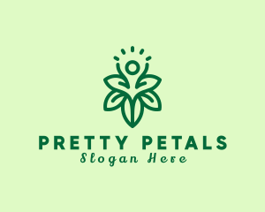 Floral Human Nature logo design