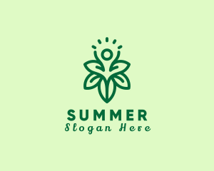 Floral Human Nature logo design