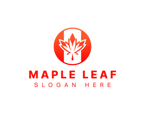 Canada Maple Leaf  logo design