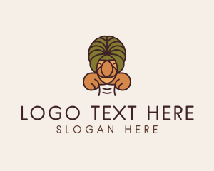 Turban Arabian Man Logo