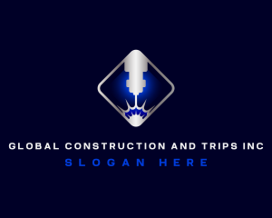 Technician - Laser Metal Cutting logo design