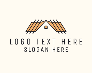 Roofing - House Roof Construction logo design