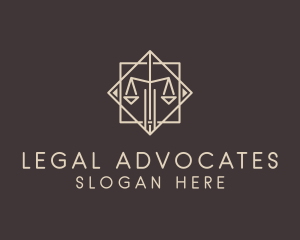 Lawyer Scale Office logo design