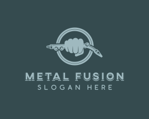 Welder - Steelworks Welder Fabrication logo design