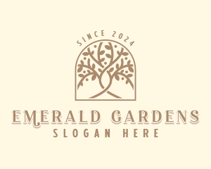 Arborist Tree Garden logo design