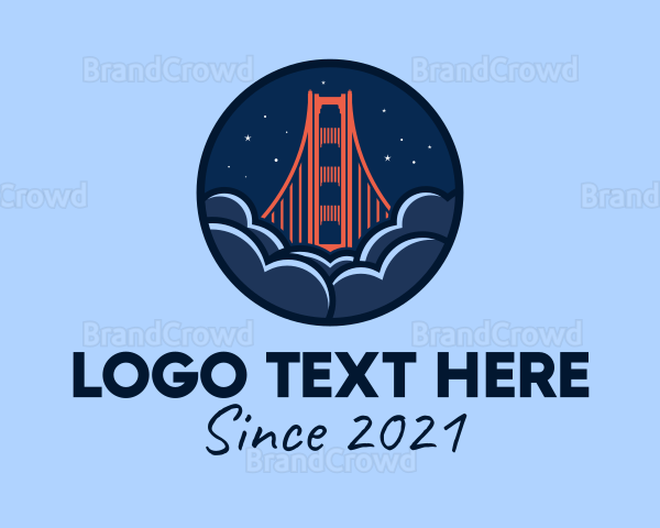 Golden Gate Bridge San Francisco Logo