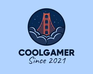 Traveler - Golden Gate Bridge San Francisco logo design