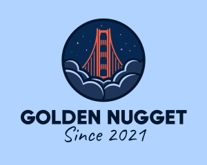 Golden Gate Bridge San Francisco logo design