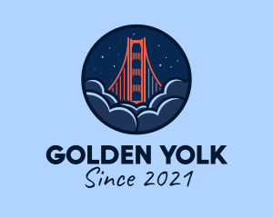 Golden Gate Bridge San Francisco logo design