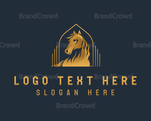 Elegant Luxury Horse Logo