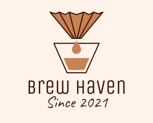 Brewed Coffee Filter  logo design