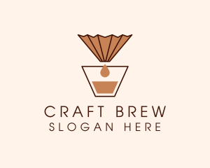 Brewed Coffee Filter  logo design