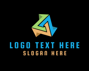 Telecom - Technology Tech Prism logo design