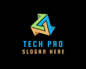 Technology - Technology Tech Prism logo design