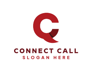 Call - Communications Letter C logo design