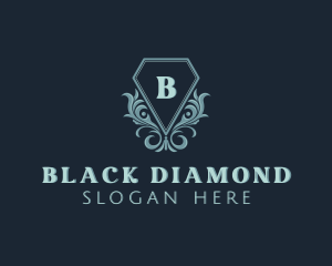 Diamond Floral Decoration logo design