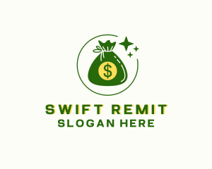 Remittance - Dollar Money Pouch logo design