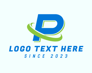 Auto - Professional Orbit Letter P logo design