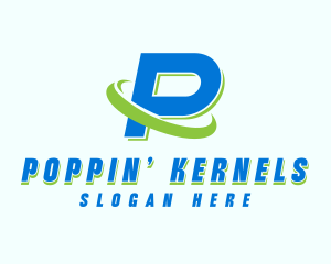 Generic Orbit Letter P  logo design