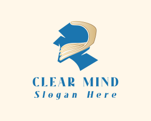 Mindful Head Hand logo design