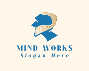 Mindful Head Hand logo design